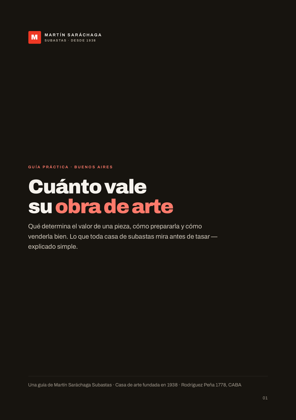 Guía: Cuánto vale su obra de arte